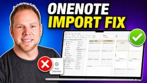 How to Import into OneNote Notebook into Mac OneNote
