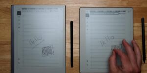writing on remarkable 2 vs paper pure setup
