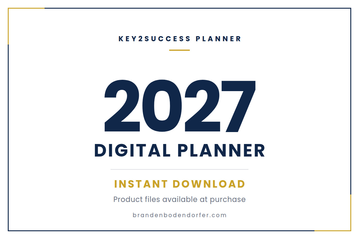2027 reMarkable 2 Personal digital planner