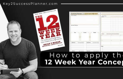 12 week year planner concept
