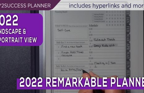 2022-reMarkable-Digital-Planner