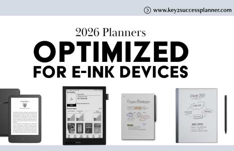 2026 planner for eink device