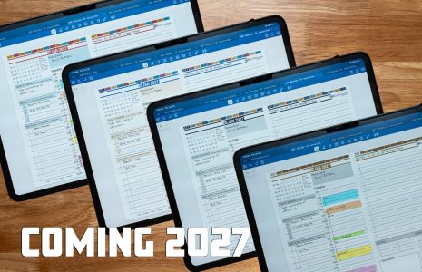 2027 Key2Success Digital Planner Color Options Preview on iPad using GoodNotes