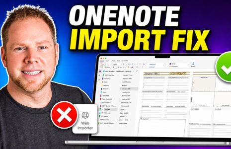 How to Import into OneNote Notebook into Mac OneNote