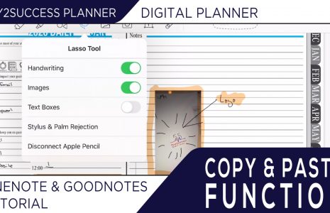 OneNote and GoodNotes Copy Paste Function
