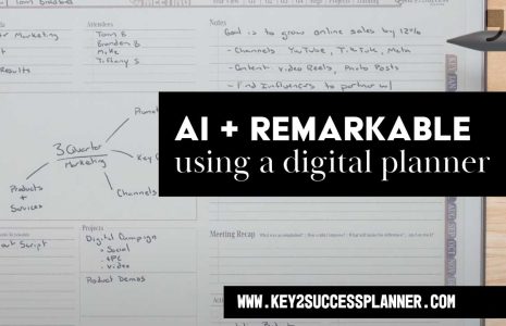 ai remarkable digital planner