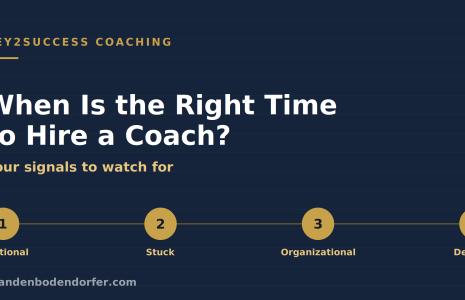 When is the right time to hire a coach, four signals