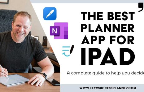 best planner app for ipad header image with Branden using ipad