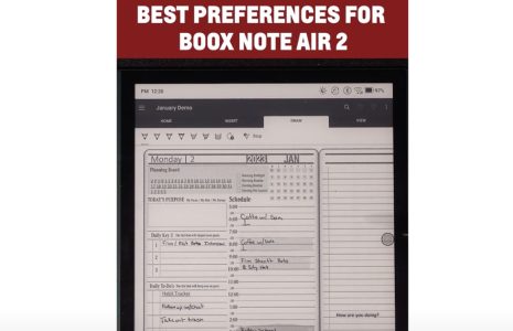 best setup onenote boox