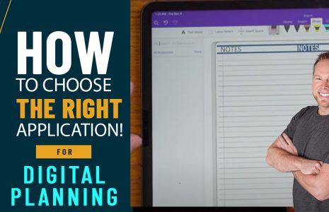 how to choose application for digital planning