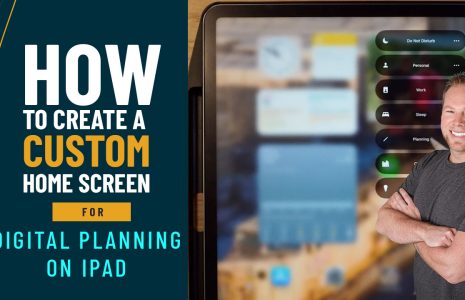 custom home screen ipad planning