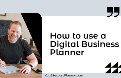 how to use a digital business planner header image