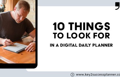 digital daily planner requirements