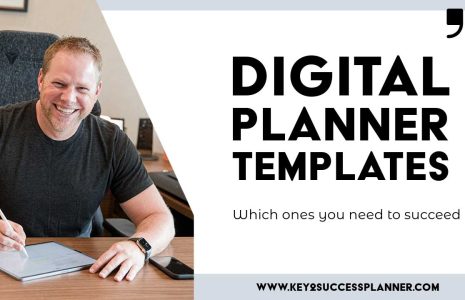 digital planner templates header image