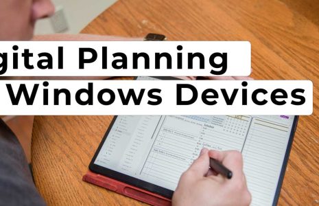 digital planning on windows