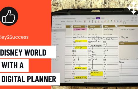 disney world digital planner