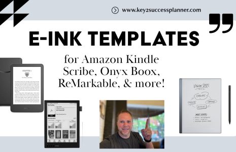 e ink tablet templates