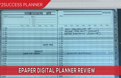 epaper digital planner review on boox