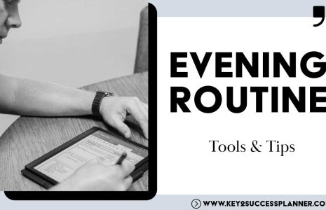 evening routine header image