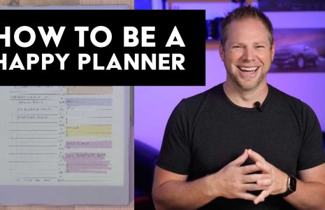how to be a happy planner