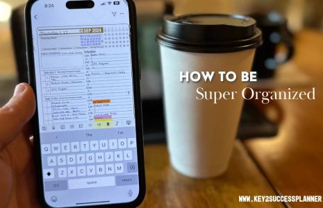 how to be super organized