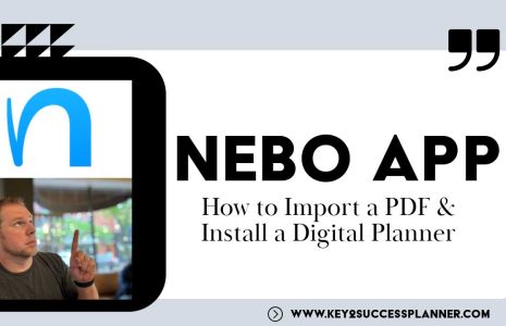 how to install a digital planner in nebo app