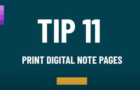 how to print onenote digital planner