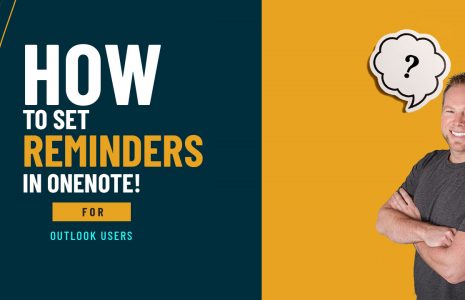 how to set reminders in onenote
