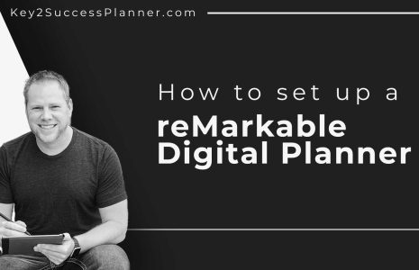 how to set up a remarkable digital planner