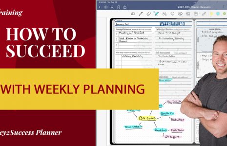 how to succeed with weekly planning