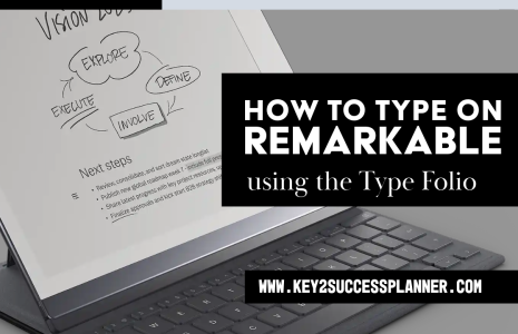 how to type on remarkable