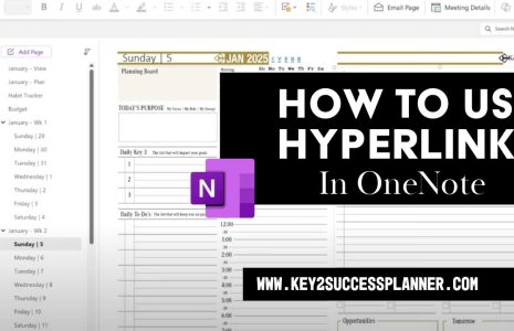 how to use hyperlinks in onenote