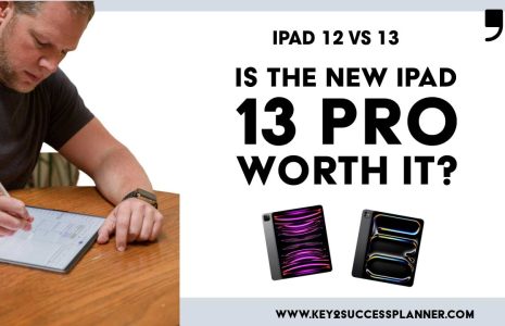 ipad 12 vs 13 pro graphic with Branden on ipad