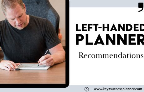 left-handed planner