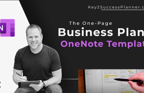 onenote business plan template