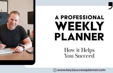 professional weekly planner cover image