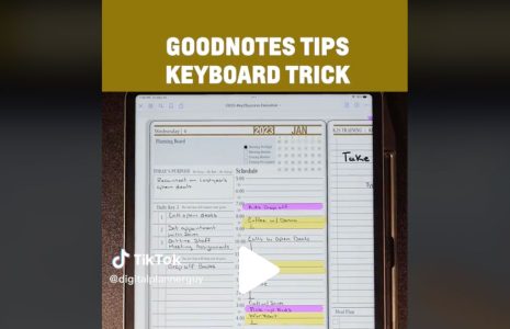 resize keyboard goodnotes ipad