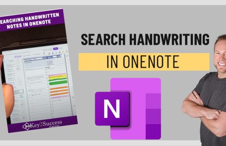 search handwritten notes onenote