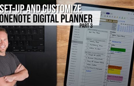 how to customize your onenote planner