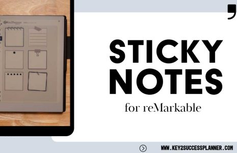 sticky notes for remarkable