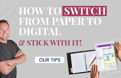 how to switch from paper to digital planning