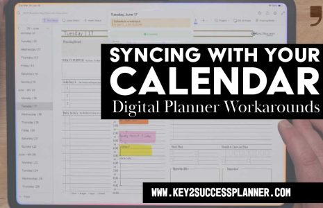 sync digital planner with calendar workaround