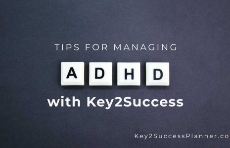 tips for managing adhd digital planner