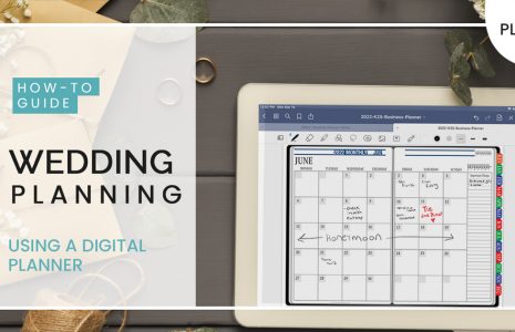 digital planner for wedding