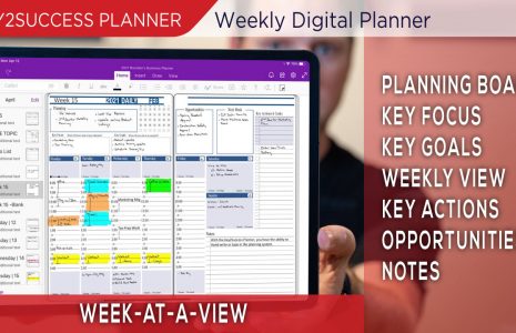 Weekly At A View Planning Page